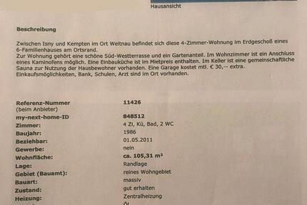 4 Zimmer Wohnung in Weitnau Allgäu zimmer