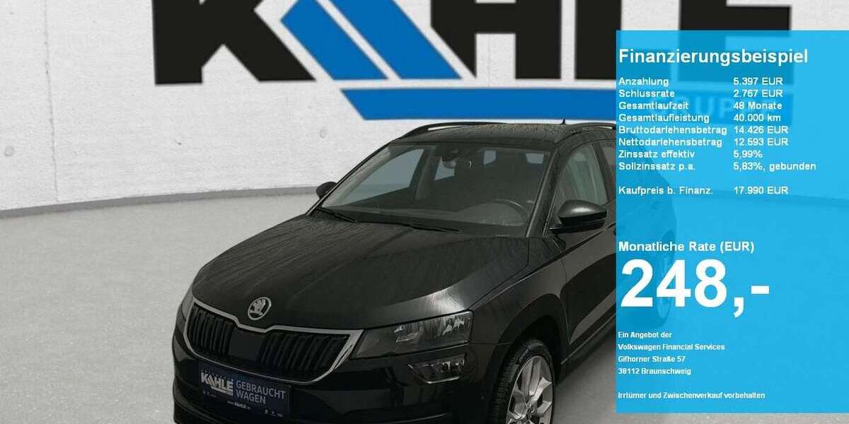 Skoda Karoq 122.430 km 17.990 &euro; Walsrode 29664