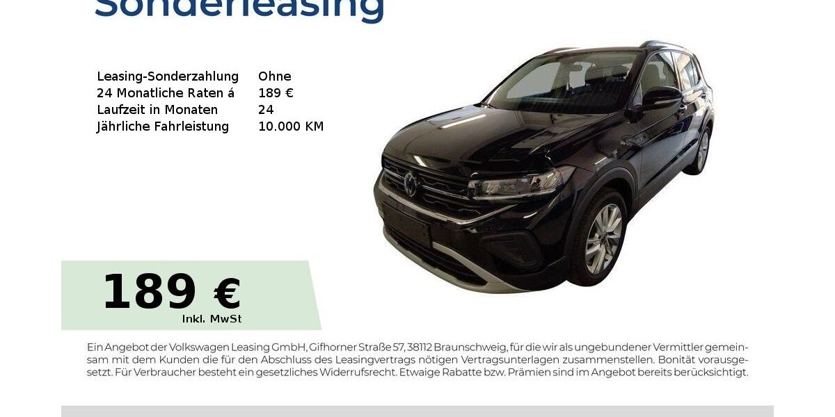 VW T-Cross 23.050 km 21.440 &euro; Erlangen 91058