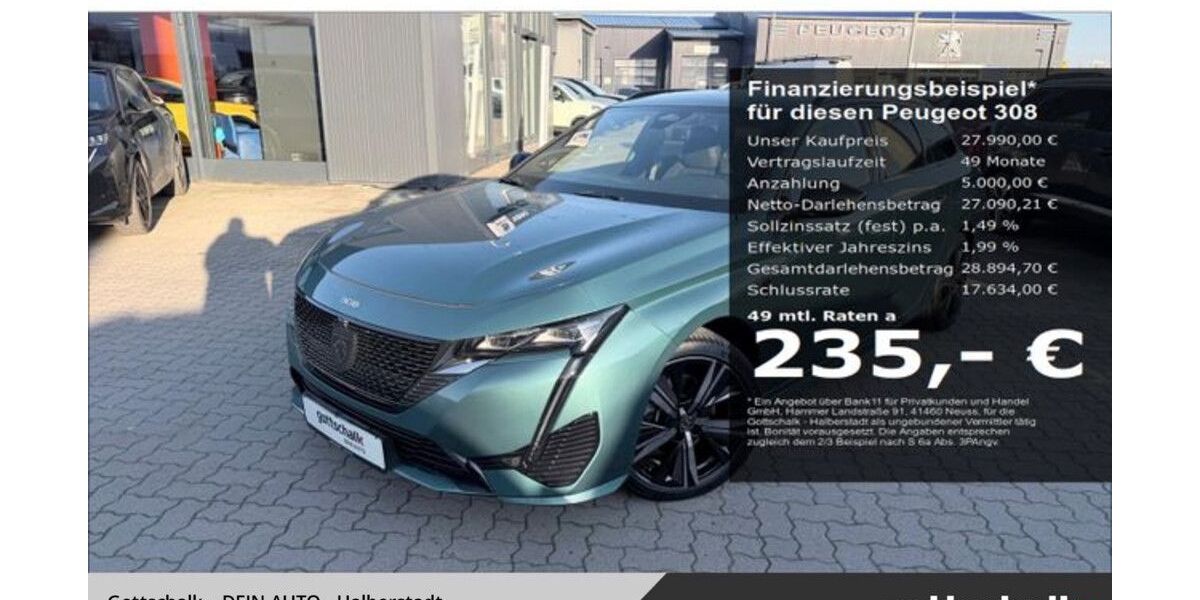 Peugeot 308 21.854 km 26.990 &euro; Halberstadt 38820
