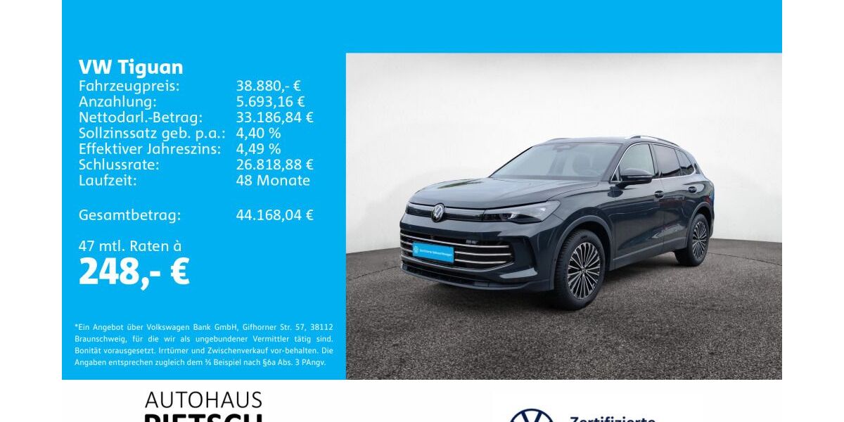 VW Tiguan 28.741 km 38.880 &euro; Melle 49324