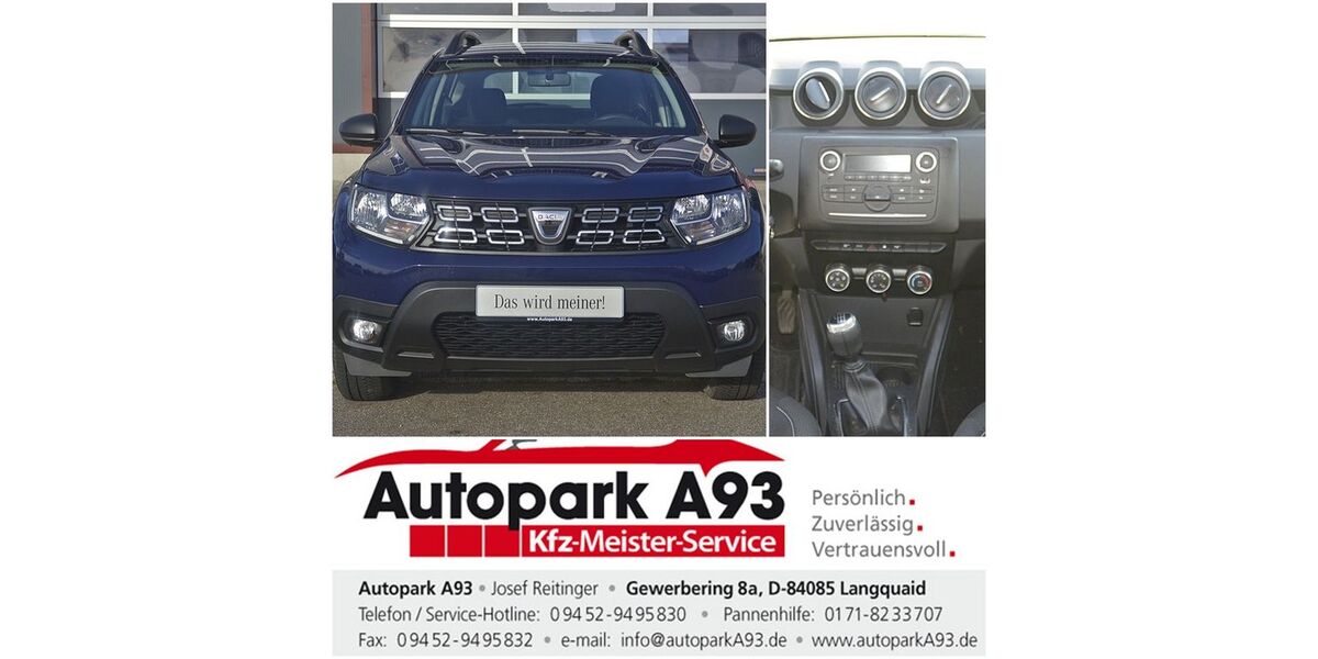 Dacia Duster 69.315 km 13.650 &euro; Langquaid 84085