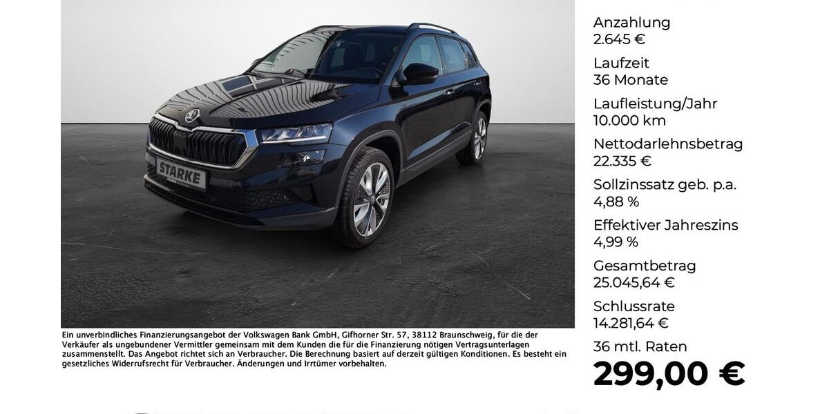 Skoda Karoq 65.391 km 24.980 &euro; Osnabrück 49084
