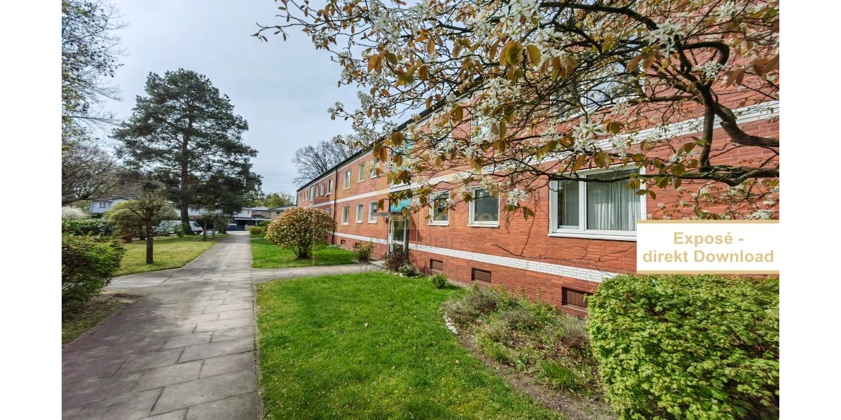 Wohnen nahe AEZ: 3,5 Zimmer, Balkon & TG - Stellplatz im Hochparterre - Erdgeschoßwohnung Hamburg Wandsbek | Angebot:26294180