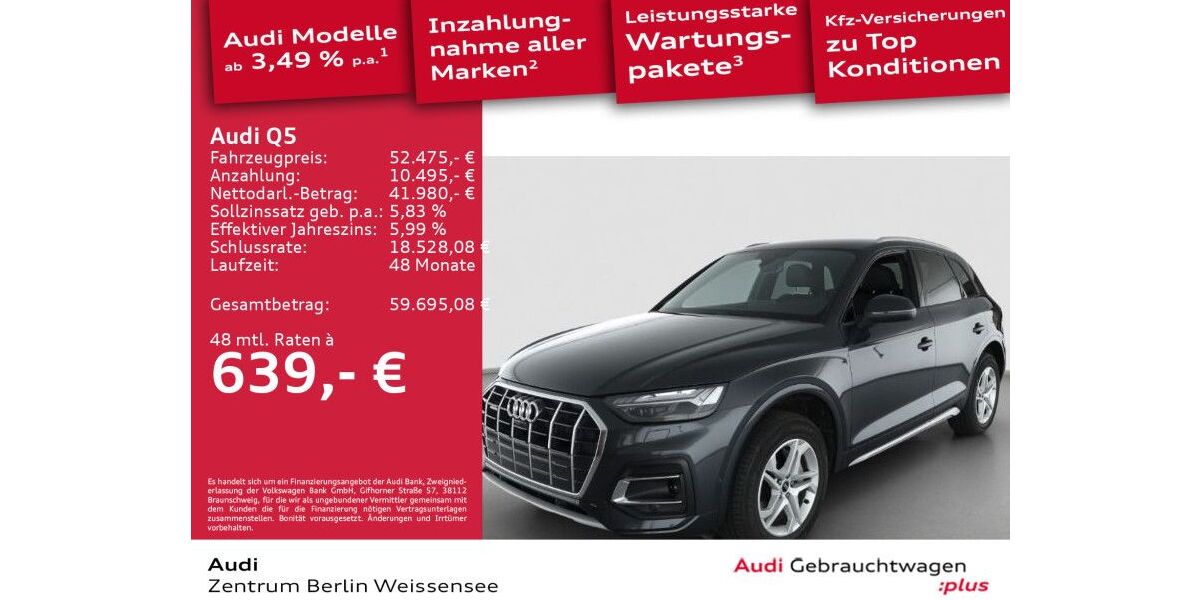 Audi Q5 5.182 km 52.475 &euro; Berlin 13088