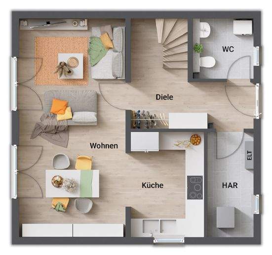 Einfamilienhaus Krakow am See Charlottenthal - 4 Zimmer, 96 m&sup2;, 206.250&euro; | Angebot:26026763