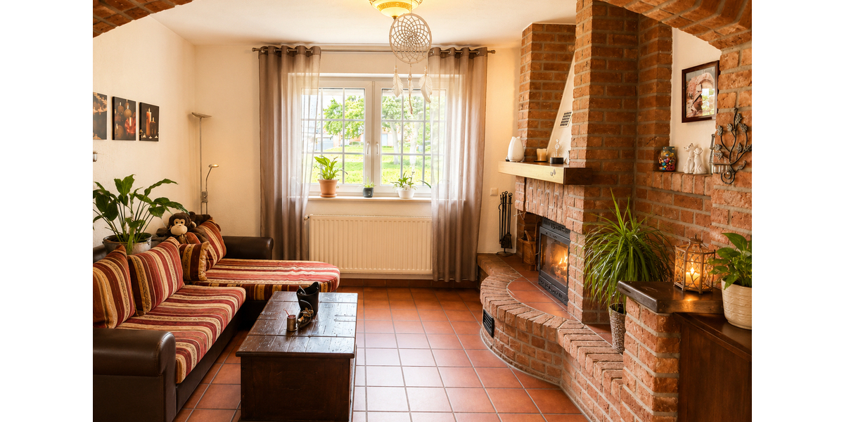 3D: Familienglück in ruhiger Lage - Sehr gepflegtes Einfamilienhaus mit Kamin, Balkon und viel Platz - Reihenendhaus Gangelt | Angebot:26777849