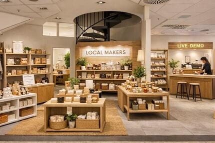 Ein Ladengeschäft mit vielen Möglichkeiten im Saarpfalz-Center Homburg zu vermieten zimmer