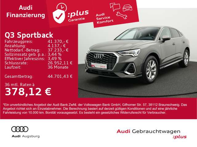 Audi Q3 9.100 km 41.370 &euro; Gersthofen 86368