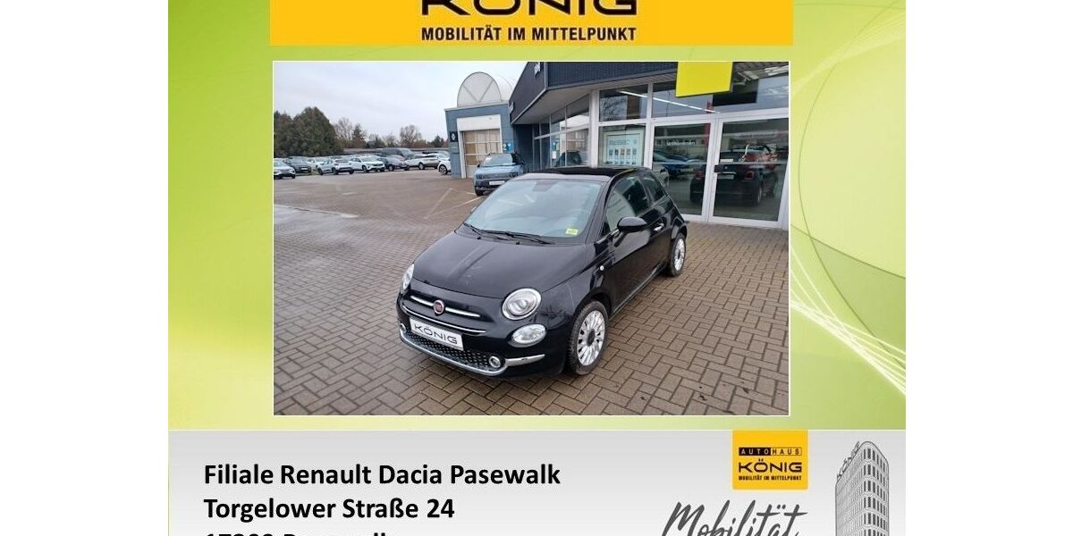 Fiat 500 13.687 km 14.999 &euro; Pasewalk 17309
