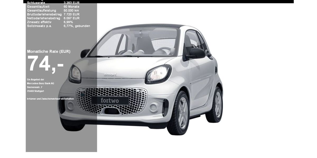 Smart ForTwo 26.722 km 8.880 &euro; Kiel 24109