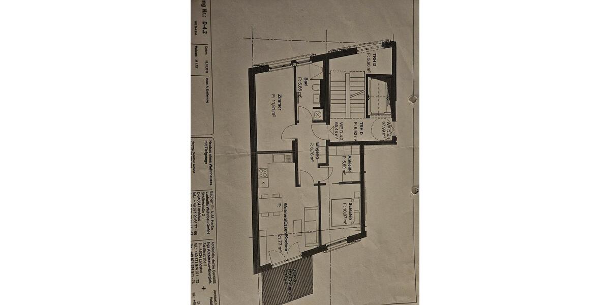 Etagenwohnung Landshut Landshut-West - 3 Zimmer, 68 m&sup2;, 400.000&euro; | Angebot:26693388