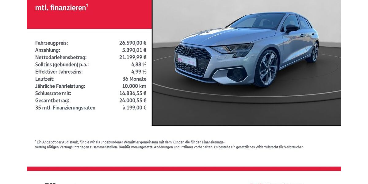 Audi A3 47.507 km 26.590 &euro; Nordhausen 99734