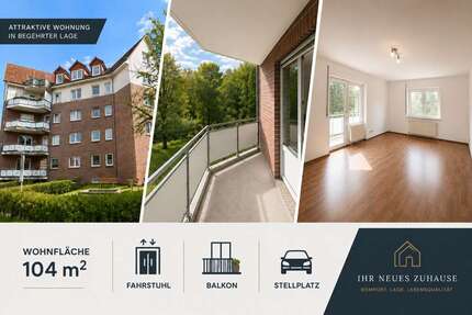 Wohnung Bergen auf Rügen - 4 Zimmer, 104 m&sup2;, 1.050&euro; | Angebot:27004096