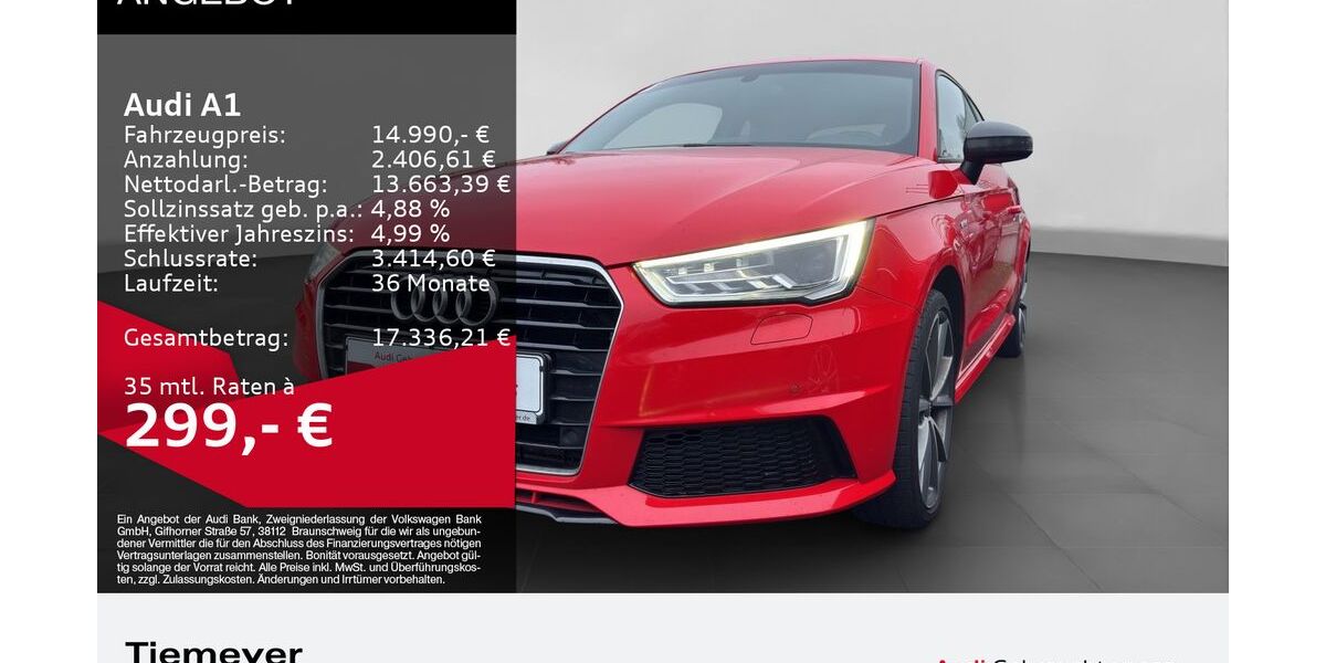 Audi A1 149.351 km 11.980 &euro; Dorsten 46284