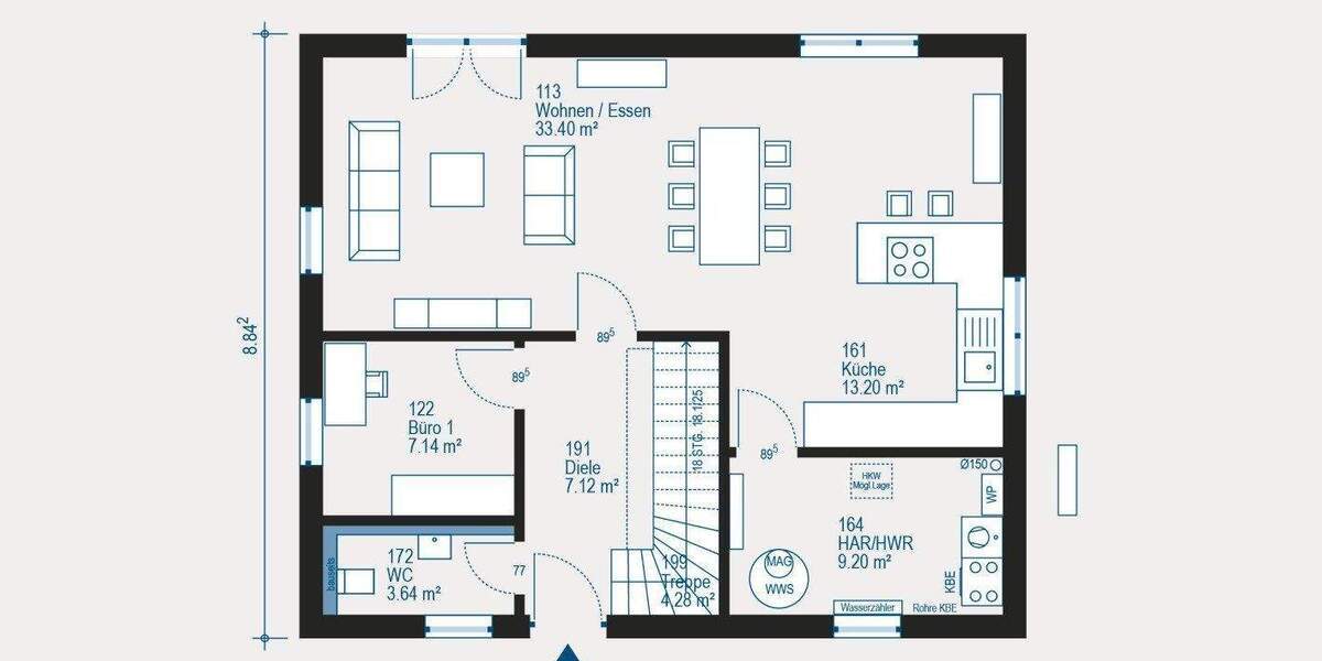 Einfamilienhaus Coswig - 5 Zimmer, 151 m&sup2;, 256.659&euro; | Angebot:24973882