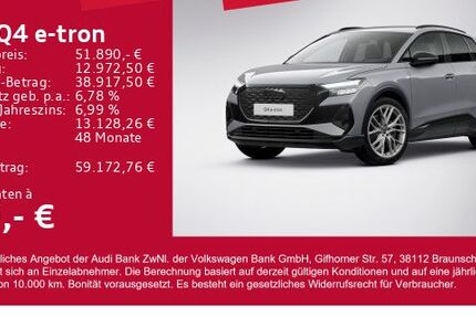 Audi Q4 e-tron 6.401 km 51.890 &euro; Gersthofen 86368
