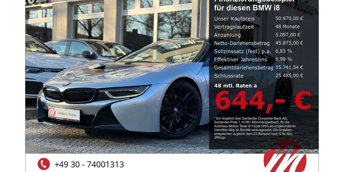 BMW i8 108.500 km 50.970 &euro; Berlin 12305
