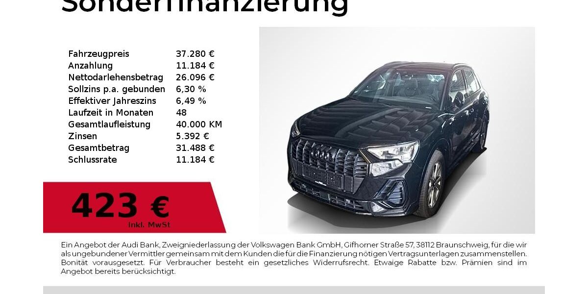 Audi Q3 10.950 km 37.280 &euro; Nürnberg 90411