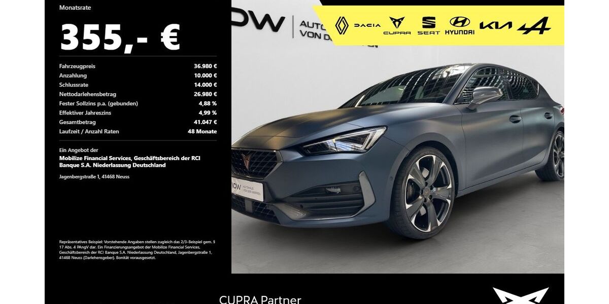 Cupra Leon 16.400 km 36.980 &euro; Heilbronn 74076