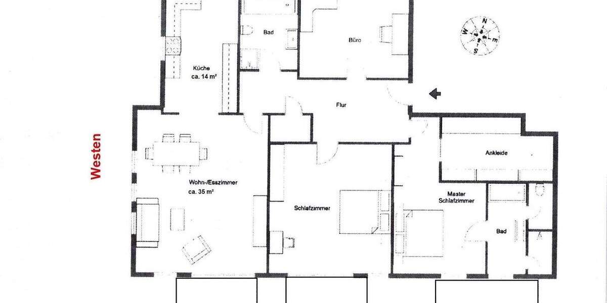 Etagenwohnung Regensburg Ostenviertel - 4 Zimmer, 167 m&sup2;, 855.000&euro; | Angebot:25693615