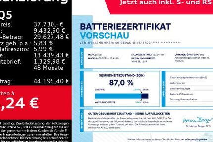 Audi Q5 120.349 km 36.360 &euro; Freiburg 79115