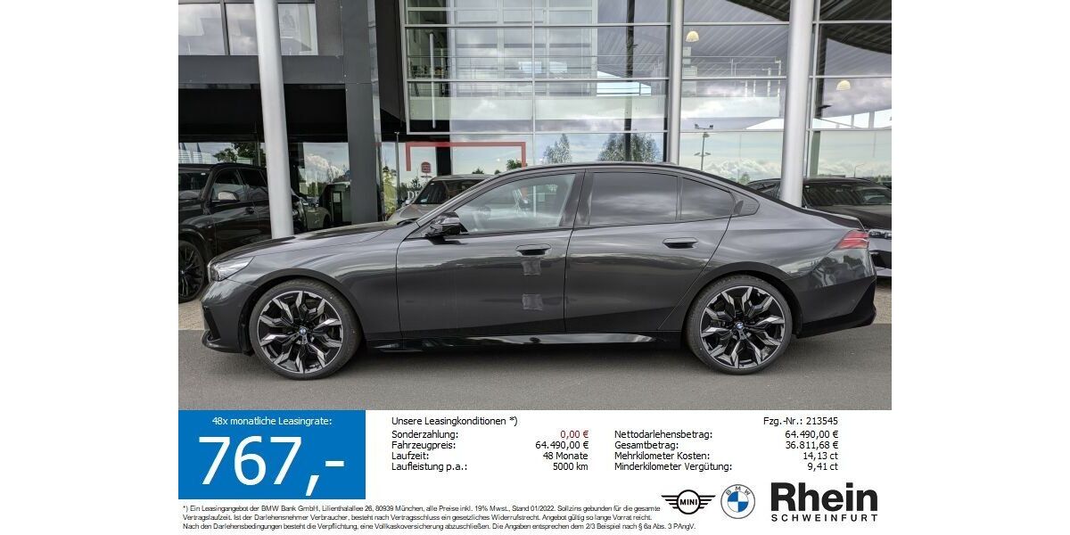 BMW 540 12.472 km 63.890 &euro; Schweinfurt 97424