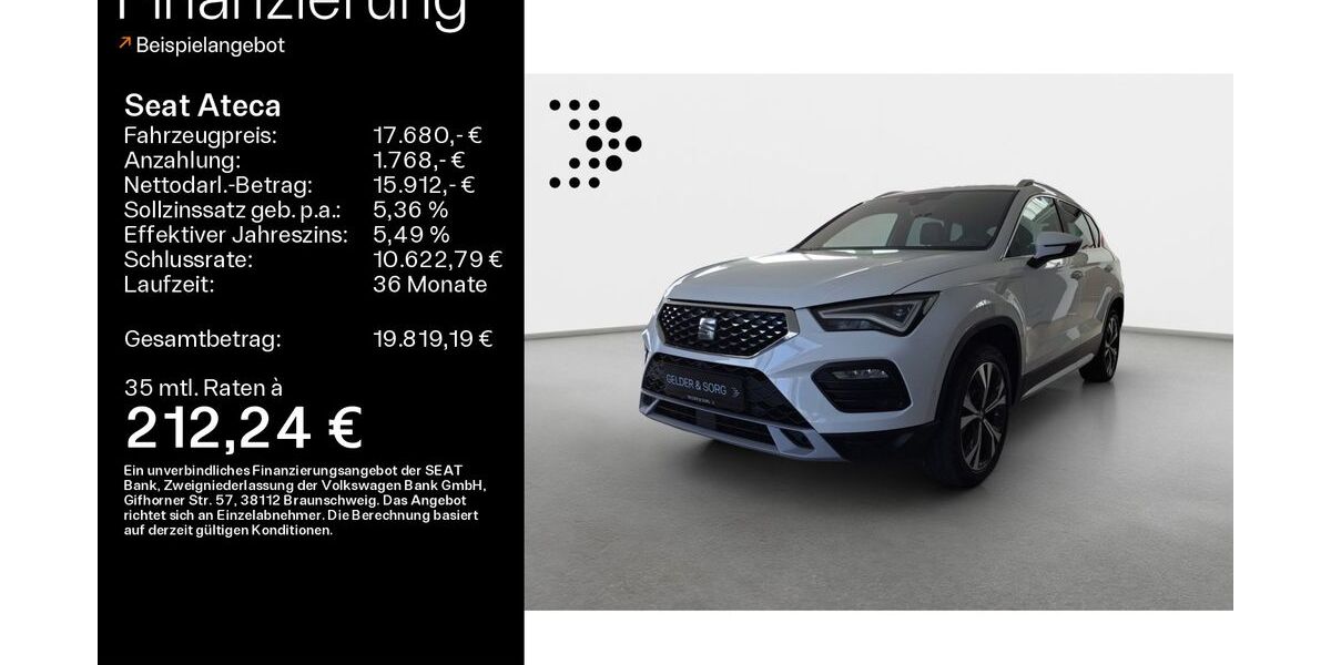Seat Ateca 108.000 km 17.680 &euro; Sand am Main 97522