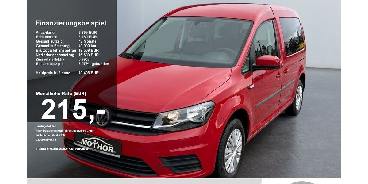 VW Caddy 107.065 km 19.951 &euro; Brandenburg 14770