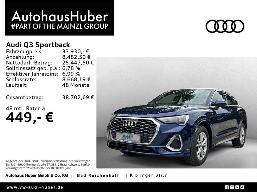 Audi Q3 60.055 km 33.930 € Bad Reichenhall 83435