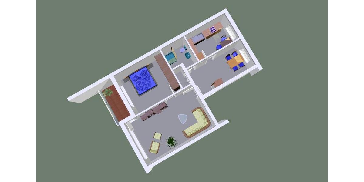 Etagenwohnung Bielefeld Heepen - 2.5 Zimmer, 61 m&sup2;, 149.800&euro; | Angebot:25447061