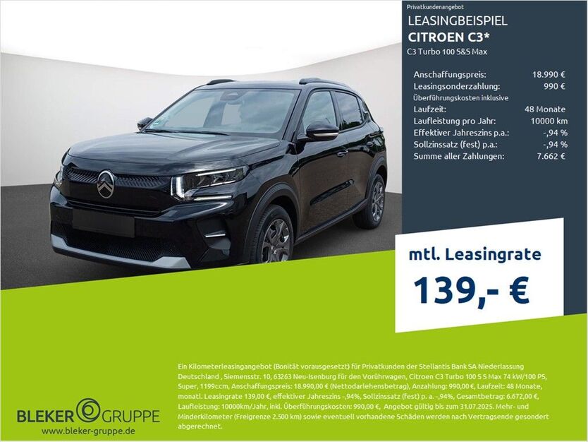 Citroen C3 2.294 km 18.990 € Dülmen 48249
