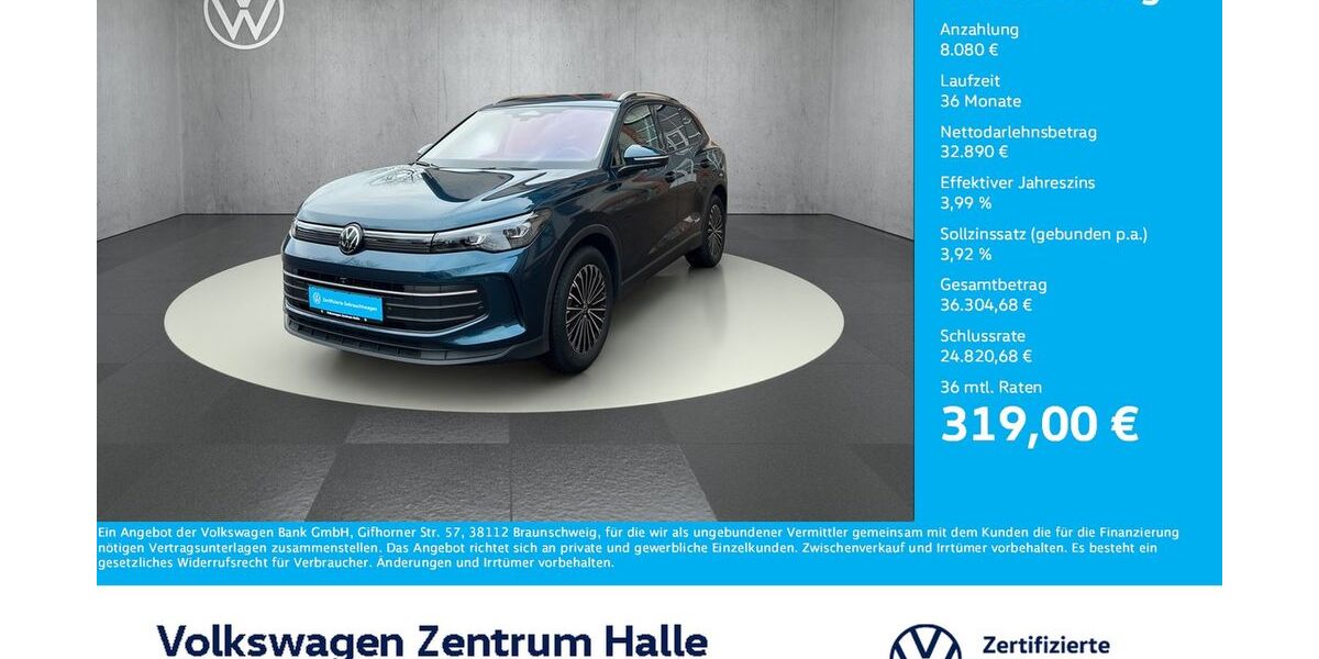 VW Tiguan 5.703 km 39.970 &euro; Halle/Saale 06110