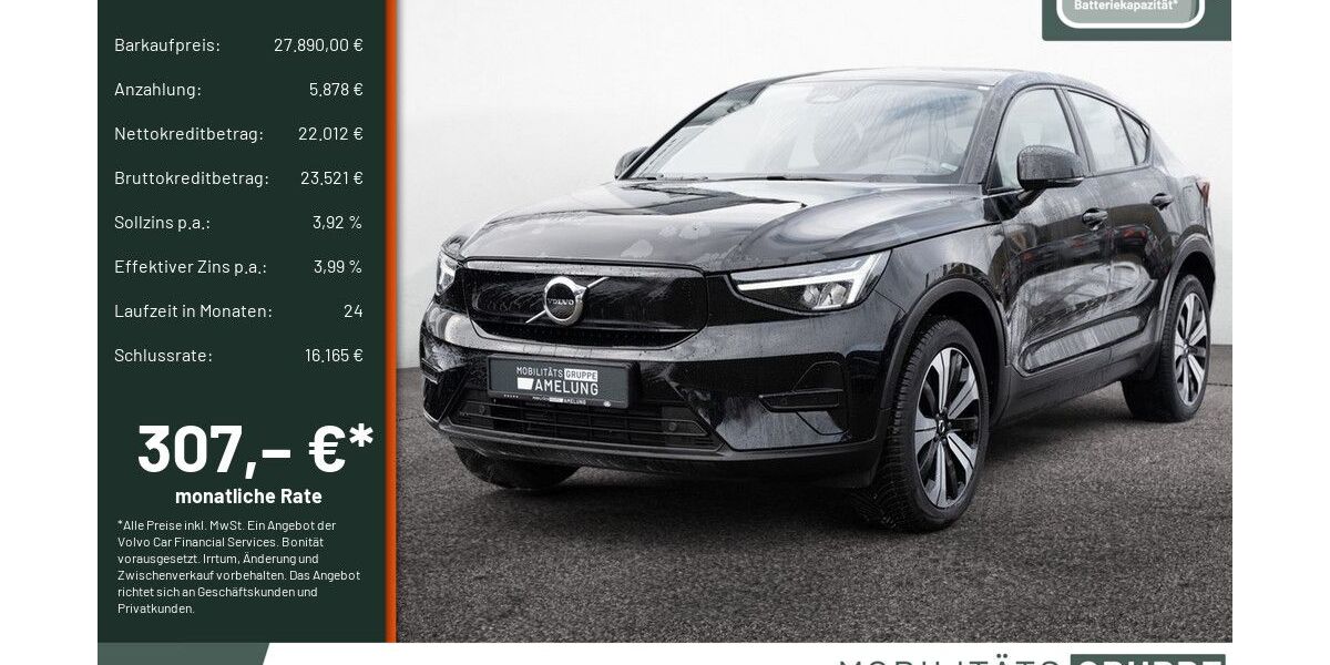 Volvo C40 18.588 km 26.390 &euro; Engelskirchen 51766