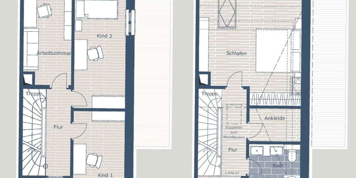Exklusiv Doppelhaushälfte über 3 Etagen mit Terrasse und Garten 5 zimmer