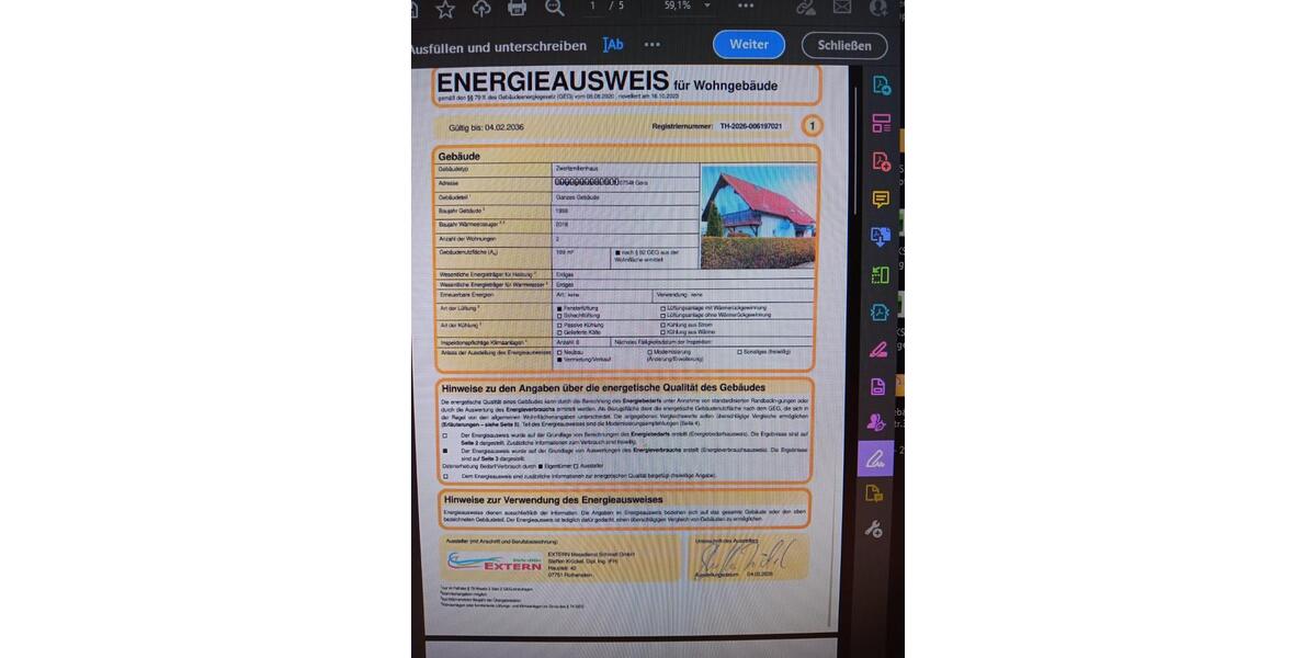 Einfamilienhaus Gera Alt-Bieblach - 295.000&euro; | Angebot:25540332