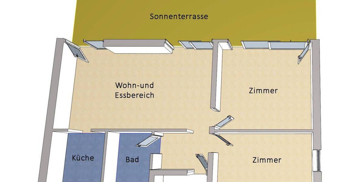 Etagenwohnung Birkenwerder - 3 Zimmer, 98 m&sup2;, 318.000&euro; | Angebot:25678399