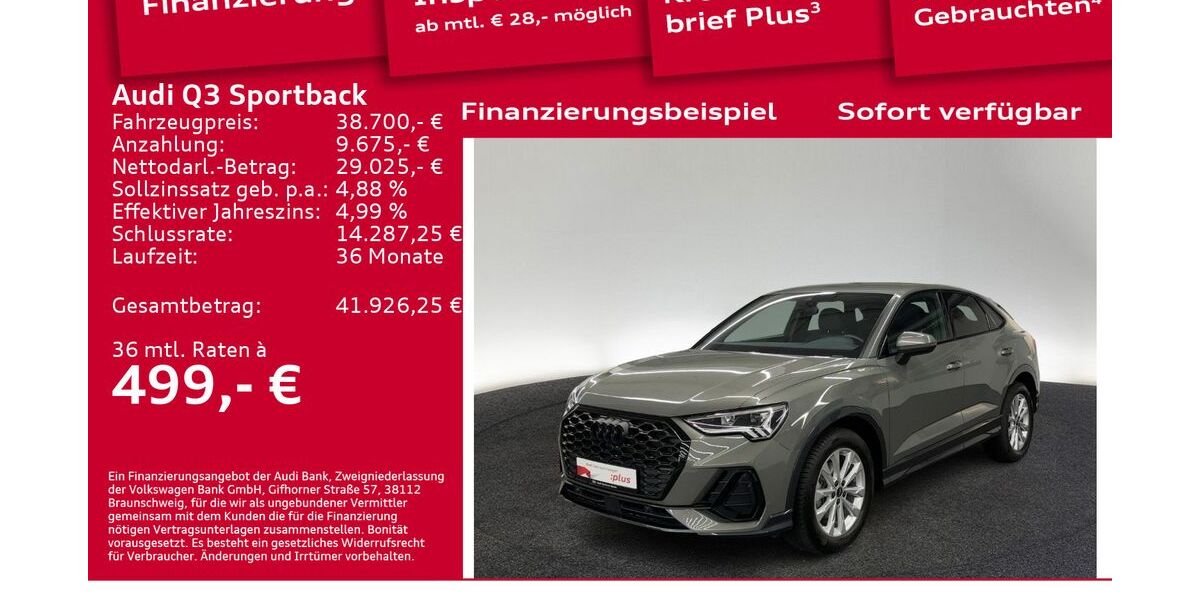 Audi Q3 24.400 km 38.700 € Berlin 10587