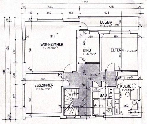 Etagenwohnung Syke - 4 Zimmer, 89 m&sup2;, 138.000&euro; | Angebot:25156005