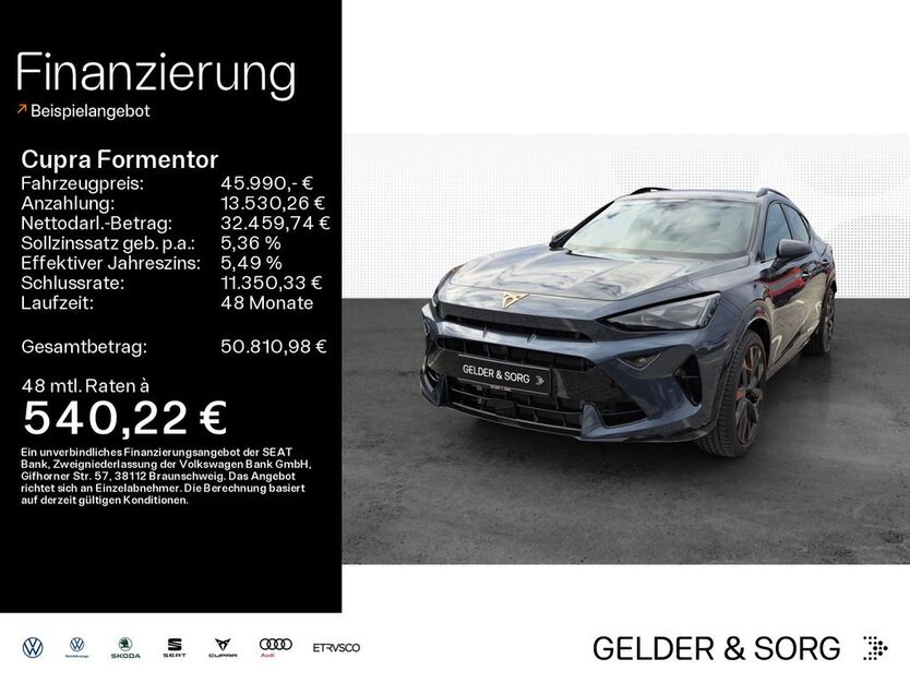 Cupra Formentor 18.000 km 45.990 € Lichtenfels 96215