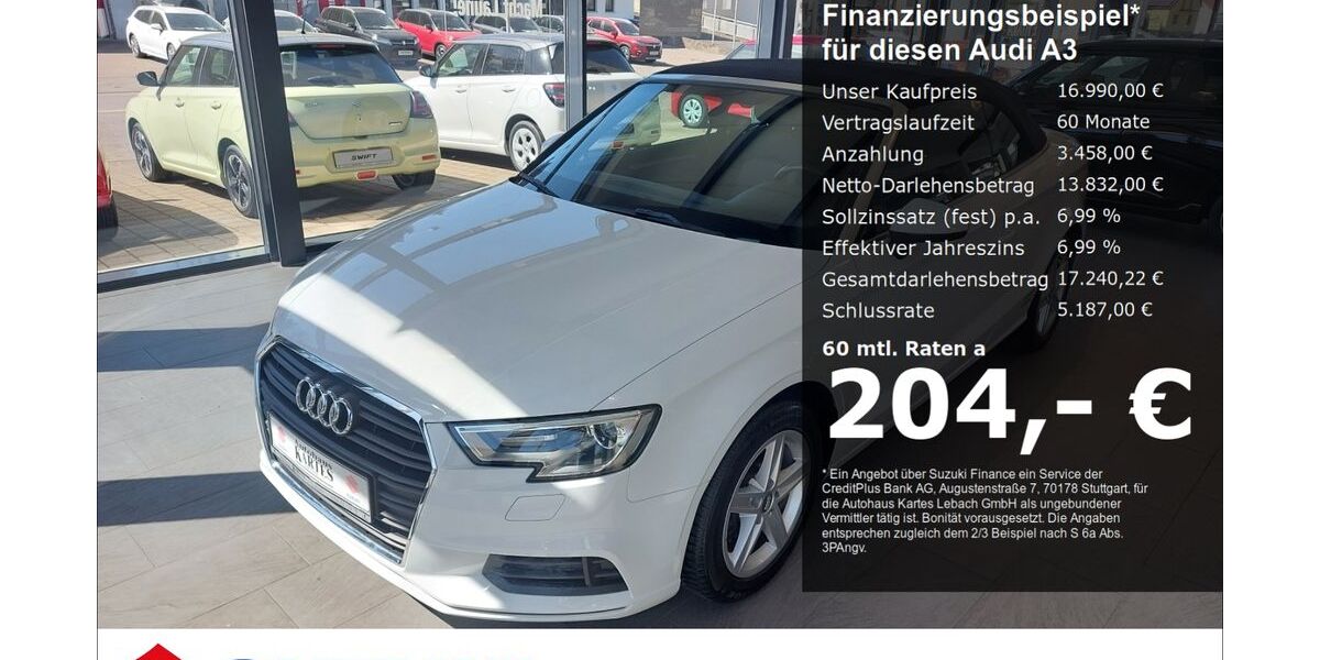Audi A3 83.335 km 17.290 &euro; Lebach 66822