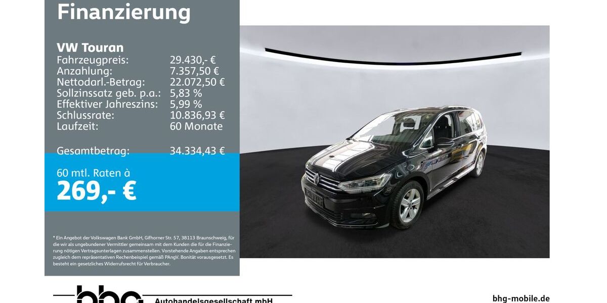 VW Touran 67.347 km 29.430 &euro; Reutlingen 72770