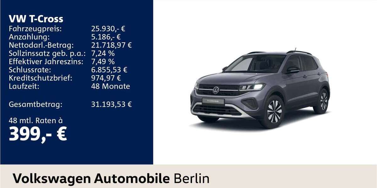 VW T-Cross 27.020 km 25.930 &euro; Berlin 12681