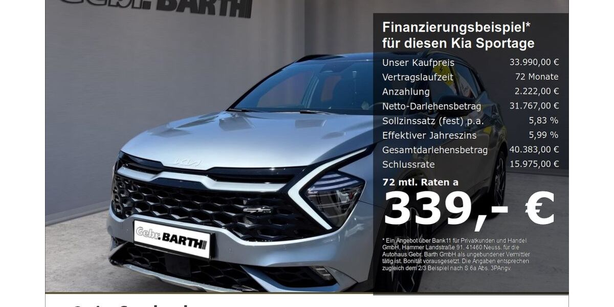 Kia Sportage 36.895 km 33.990 &euro; Merzig / Weiskirchen 66663