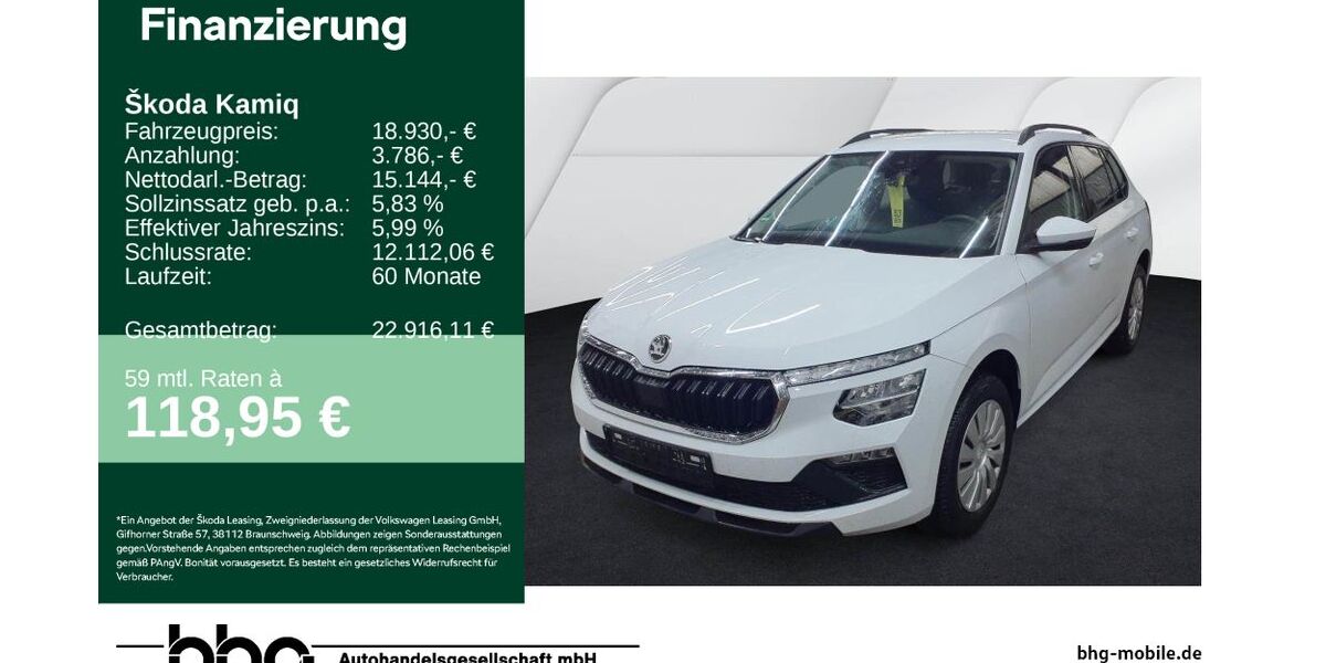 Skoda Kamiq 24.386 km 18.930 &euro; Durmersheim 76448