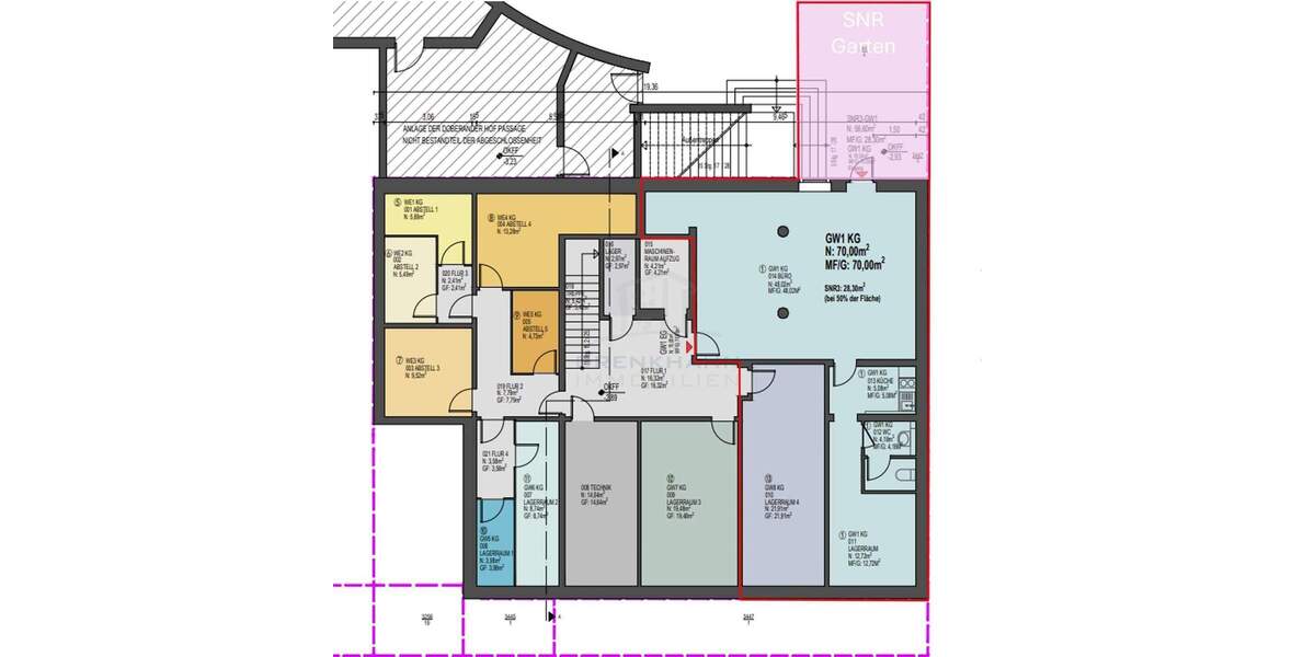 Gewerbeobjekt Rostock Kröpeliner Tor-Vorstadt - 2 Zimmer, 91 m&sup2;, 279.000&euro; | Angebot:25728828