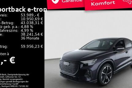 Audi Q4 e-tron 4.400 km 53.989 € Offenbach am Main 63071