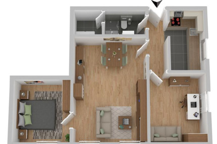 Schöne 3-Zi.-Erdgeschoßwohnung in der Alten Schule in Satjendorf