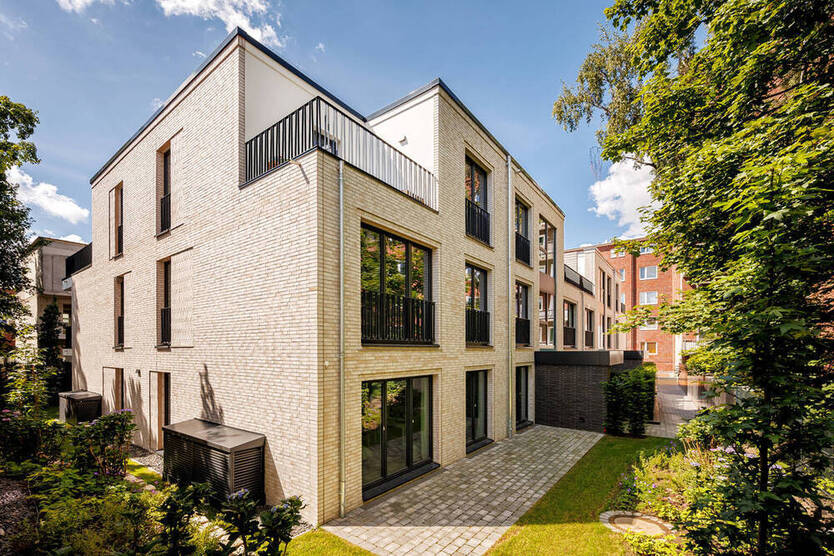 Bezugsfertige 2-Zi-Wohnung mit Balkon im 1. OG - Neubau in Hamburg-Winterhude