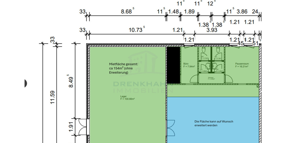 Gewerbeobjekt Waren (Müritz) Waren - 525&euro; | Angebot:25731295